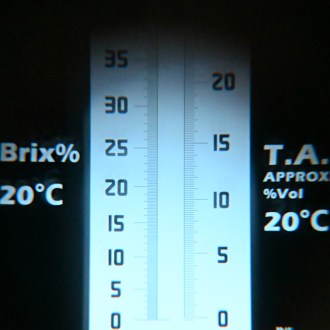 Rifrattometro per la misurazione dell'idromele KING - da 0 a 25%