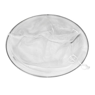 Filtro a cono in acciaio con rinforzo - a maglia grossa - 450 mm