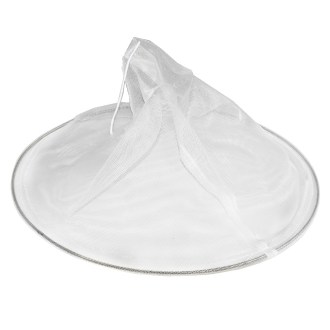 Filtro a cono in acciaio con rinforzo - a maglia grossa - 450 mm