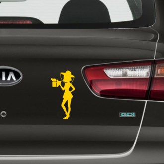 Adesivo apicoltrice - giallo