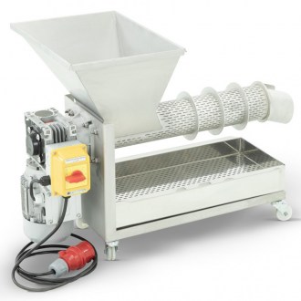 Pressa a vite per la separazione del miele e della cera dagli opercoli, capacità 100 kg/h Lysoň - OPTIMA