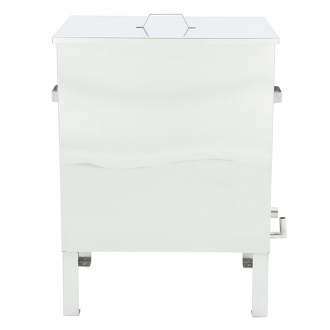 Scioglitore di cera con fornello a gas Mellarius - acciaio inox - grande