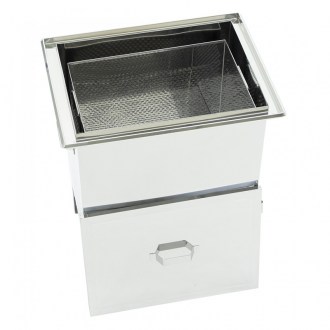 Caldaia per la fusione della cera con fornello a gas e guarnizione ad acqua Lysoň - acciaio inox - grande