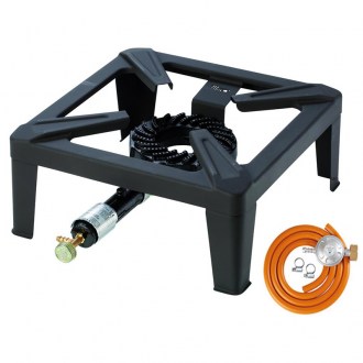 Fornello a gas industriale - quadrato