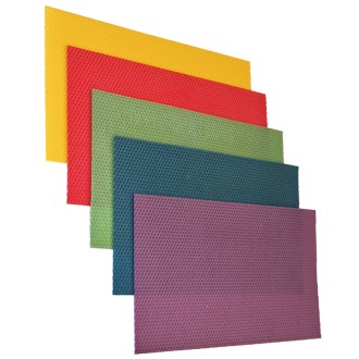 Fogli cerei di cera d'api - colorati (per candele) 37x21,5 - Vašek