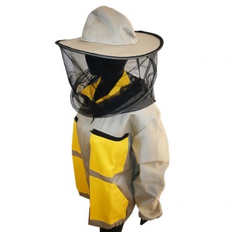 Camiciotto da apicoltore beige, taglie: S-XXXL