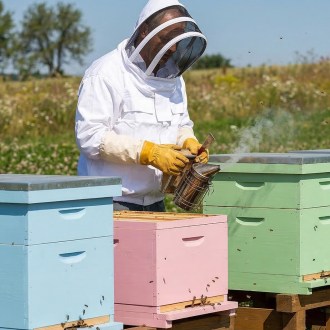 Camiciotto da apicoltore astronauta con maschera taglia: S - XXL