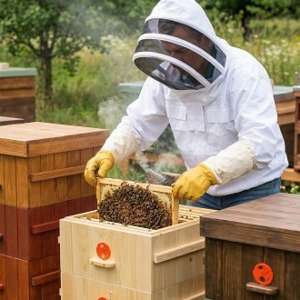 Camiciotto da apicoltore astronauta con maschera taglia: S - XXL