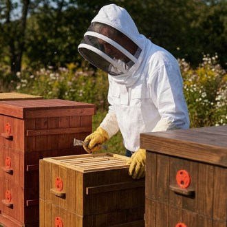 Camiciotto da apicoltore astronauta con maschera taglia: S - XXL