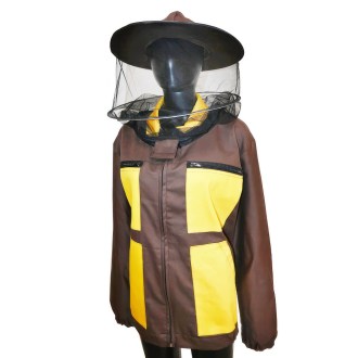 Camiciotto da apicoltore marrone, taglie: S-XXXL - CZ