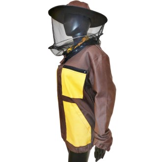 Camiciotto da apicoltore marrone, taglie: S-XXXL - CZ