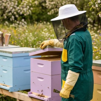 Camiciotto da apicoltore, verde, taglia - taglia CZ: 52-60