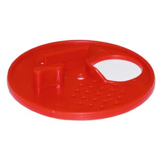 Porticina per api - diam. 6,8 cm - rossa