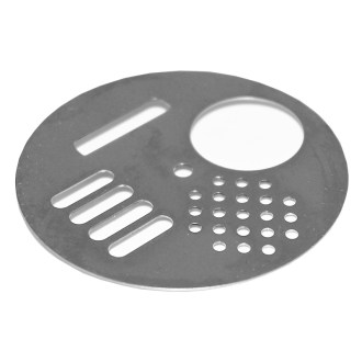 Chiusura a griglia anti-varroa - diam. 6,8 cm - in acciaio inox