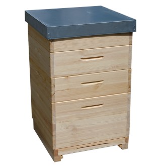 Arnia in legno Dadant US per 12 telaini - 1x 285 + 3x 141