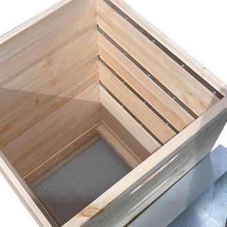 Arnia in legno Dadant US per 12 telaini - 1x 285 + 3x 141