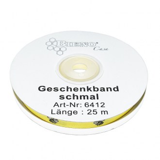 Nastro regalo giallo 10 mm