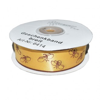 Nastro regalo giallo 25 mm