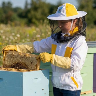 Camiciotto da apicoltore per bambini, taglia: 104-164