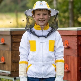 Camiciotto da apicoltore per bambini, taglia: 104-164
