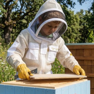 Tuta da apicoltore per bambini con ventilazione Elegant Bee taglia: S-XXL