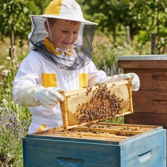 Tuta da apicoltore per bambini, taglia: 104-164