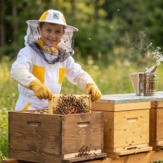 Tuta da apicoltore per bambini, taglia: 104-164