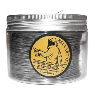 Filo per apicoltura MELLARIUS - acciaio inox con svolgitore 1000 g