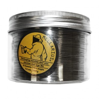 Filo per apicoltura MELLARIUS - acciaio inox con svolgitore 1000 g
