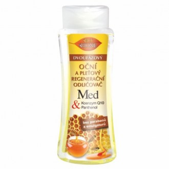 Struccante rigenerante bifasico per occhi e viso MIELE + Q10 255 ml