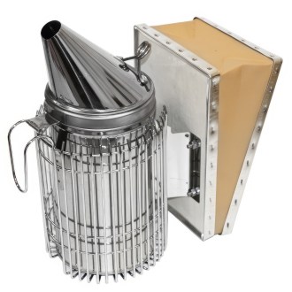 Affumicatore - grande con ultra gabbia - in acciaio inossidabile (max) 28 cm