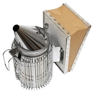 Affumicatore - grande con ultra gabbia - in acciaio inossidabile (max) 28 cm