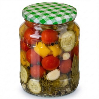 Coperchio per barattolo TO 82 - Karo verde