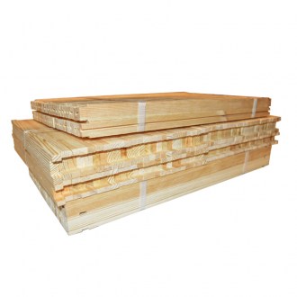 Telaini Langstroth 1/2 - 137 - Hoffman, preforati, con scanalatura - 50 pezzi