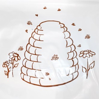 Sacchetti di polietilene con arnia 25×35 cm - 50 pz