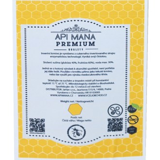 Sciroppo invertito APIMANA - 1 kg (34 Kč/kg) - RITIRO PERSONALE