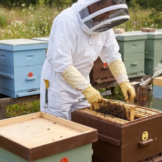 Tuta da apicoltore cosmonauta con cappuccio taglia: S - XXL