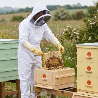 Tuta da apicoltore cosmonauta con cappuccio taglia: S - XXL