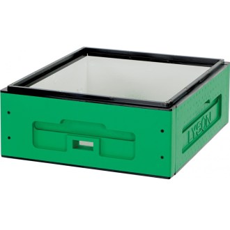 Melario Dadant Blatt 1/2 OPTIMA, verniciato, non montato - verde