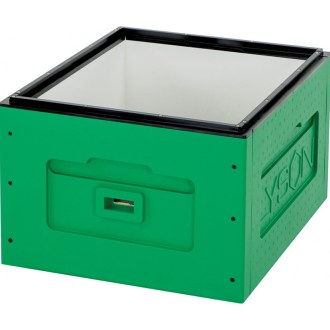 Melario Dadant Blatt OPTIMA, verniciato, non montato - verde