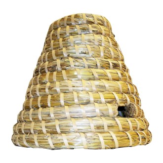 Piccola arnia di paglia