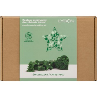 Set creativo per la produzione di candele - Natale