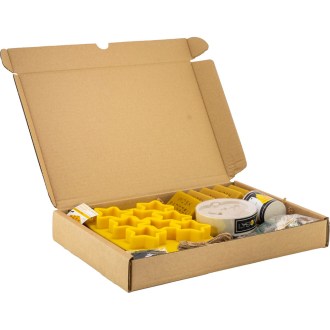 Set creativo per la produzione di candele - Natale