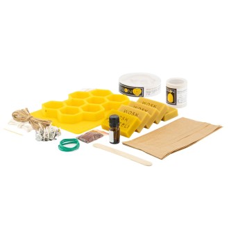 Set creativo per la produzione di candele - motivo con api