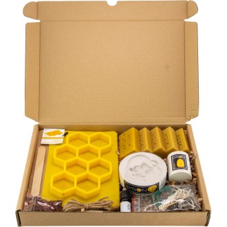 Set creativo per la produzione di candele - motivo con api