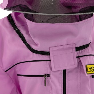 Tuta apistica con cappello - viola - Lysoň, taglia: S-XXXL