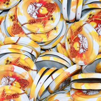 Coperchio per barattolo TO 82 - Barattolo decorato - 700 pezzi - scatola intera - HO22