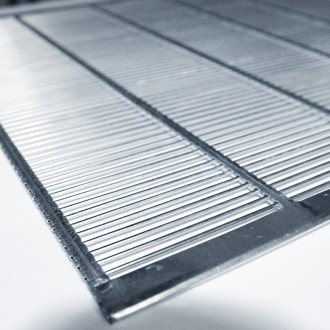 Griglia escludi-regina in acciaio inox 435x435 mm DE
