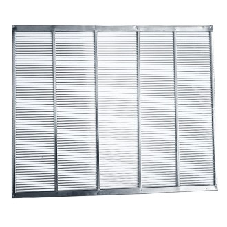 Griglia escludi regina in acciaio inox 425x510 mm DE