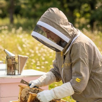 Camiciotto da apicoltore con ventilazione parziale Elegant Bee taglia: S-XXXXL